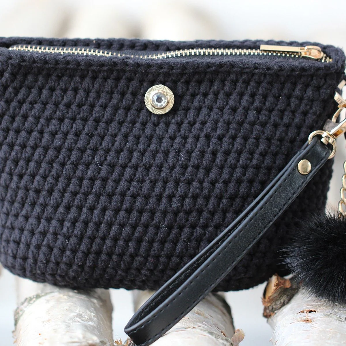 Handbag clutch strap - 16 cm - Image 2