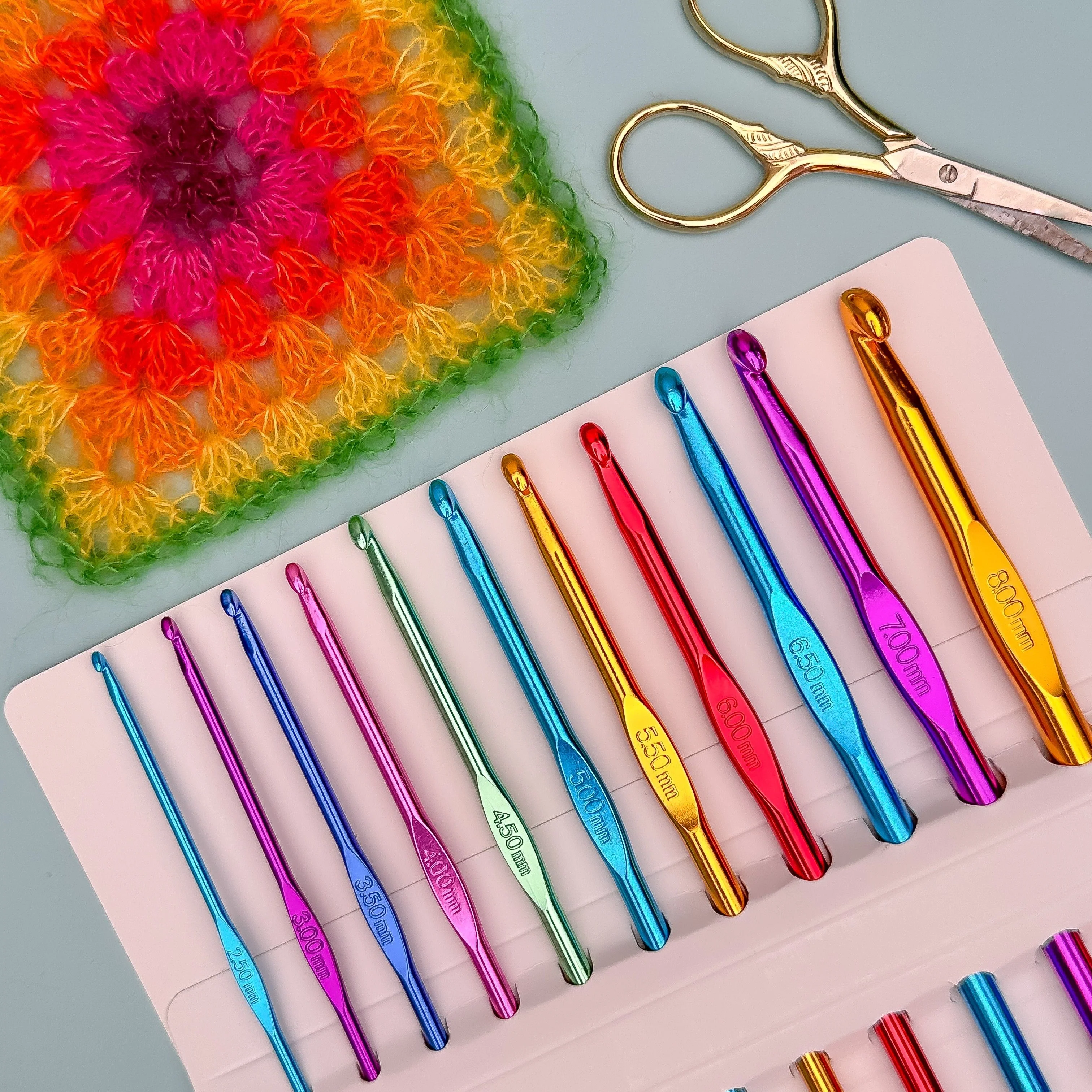 Alu Crochet Hook Set - 11 sizes - Image 2